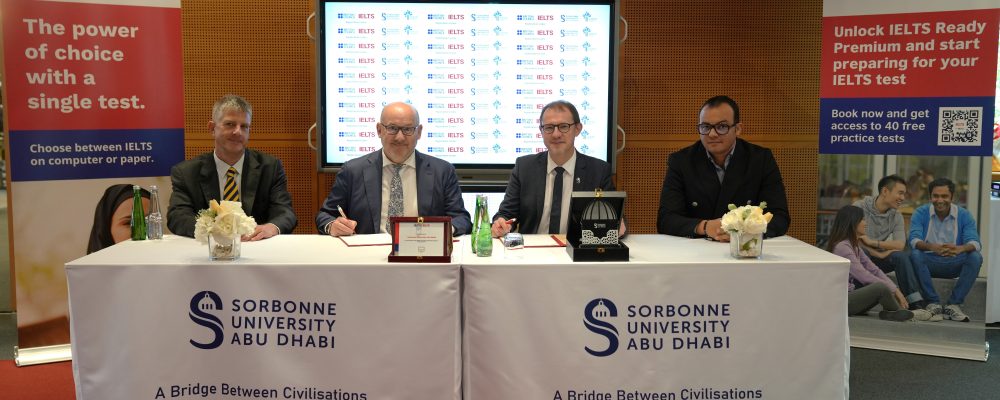 British Council UAE Sign New IELTS Partnership With Sorbonne University Abu Dhabi