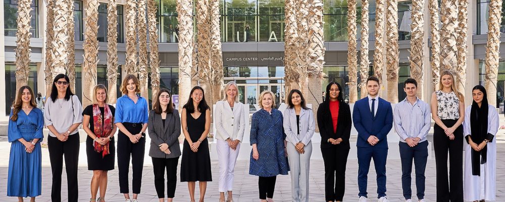 Former US Secretary Of State Hillary Clinton Visits NYU Abu Dhabi