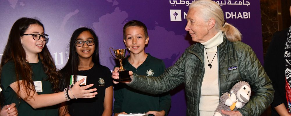 Jane Goodall Inspires UAE Youth At Roots & Shoots Award Ceremony